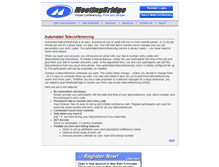 Tablet Screenshot of meetingbridge.com