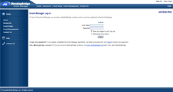Desktop Screenshot of events.meetingbridge.com